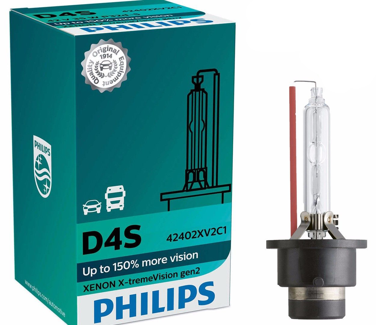Philips Xenon X-tremeVision gen2 żarnik ksenonowy D4S