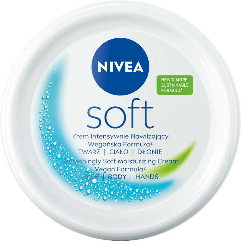 NIVEA Soft Krem do twarzy, ciała i rąk intensywnie nawilżający 200 ml