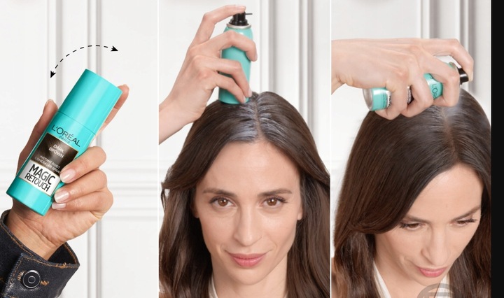 L’Oreal Paris Magic Retouch Spray Do Włosów Retusz Odrostów Ciemny Brąz 75m