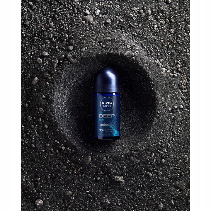 2 x NIVEA MEN Deep Beat Antyperspirant męski w sprayu 72h 150 ml + Roll on