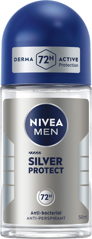 NIVEA MEN ANTYBAKTERYJNY ANTYPERSPIRANT W KULCE SILVER PROTECT 50 ML