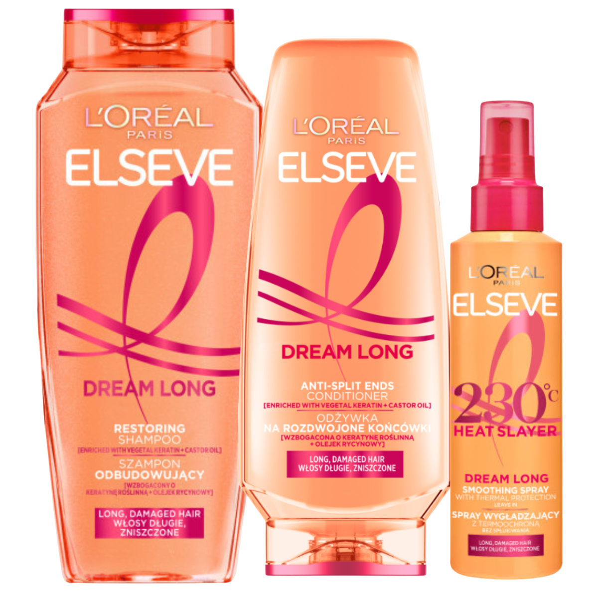 L’Oréal Elseve DreamLong Odbudowujący Zestaw Do Włosów Długich I Zniszczonych