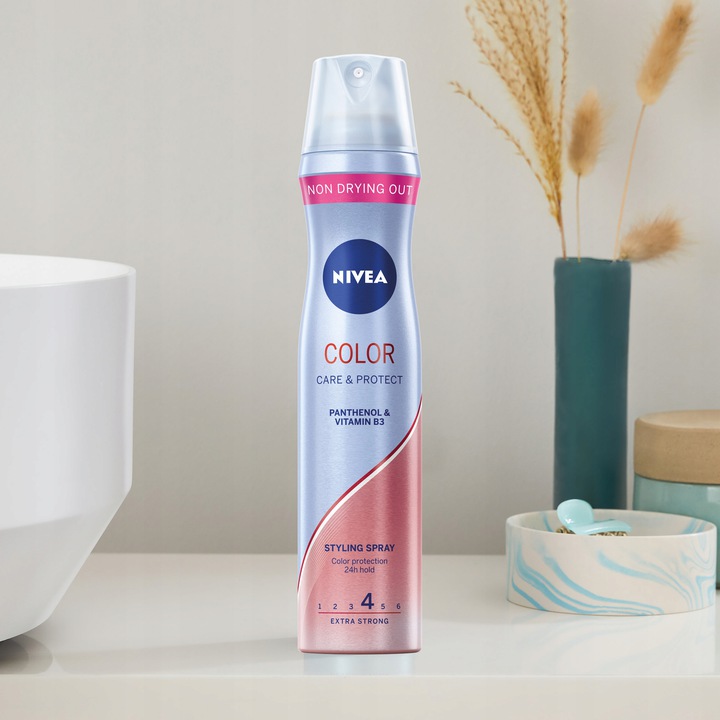 NIVEA COLOR CARE & PROTECT Lakier do włosów farbowanych utrwalający 250ml