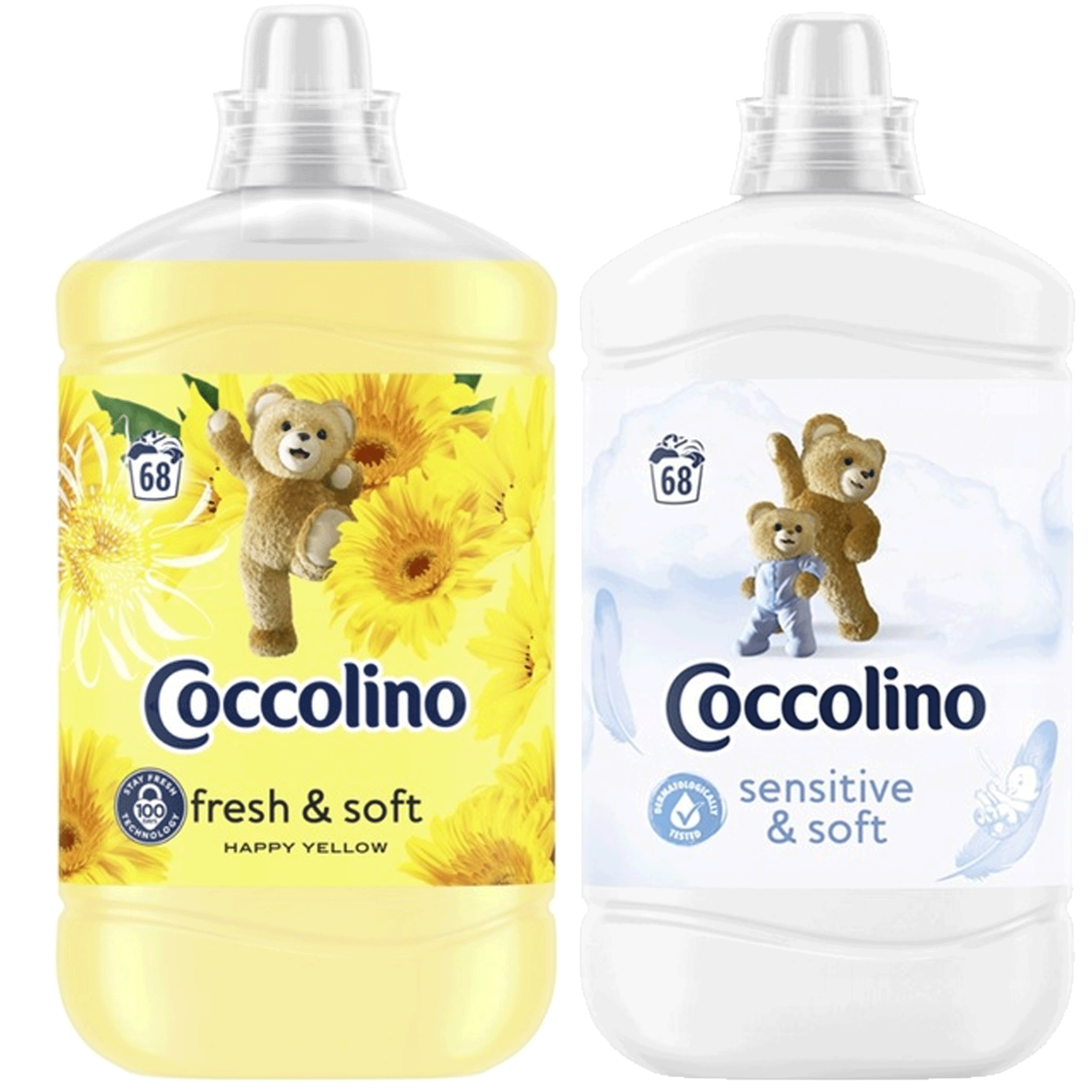 Coccolino Core Happy Yellow 1,7l x2 MIX