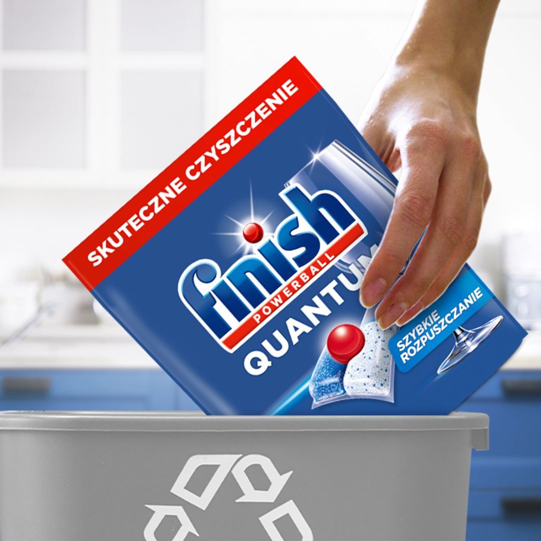 Finish Quantum Kapsułki do Zmywarki Zapach Fresh Świeży 111 Sztuk