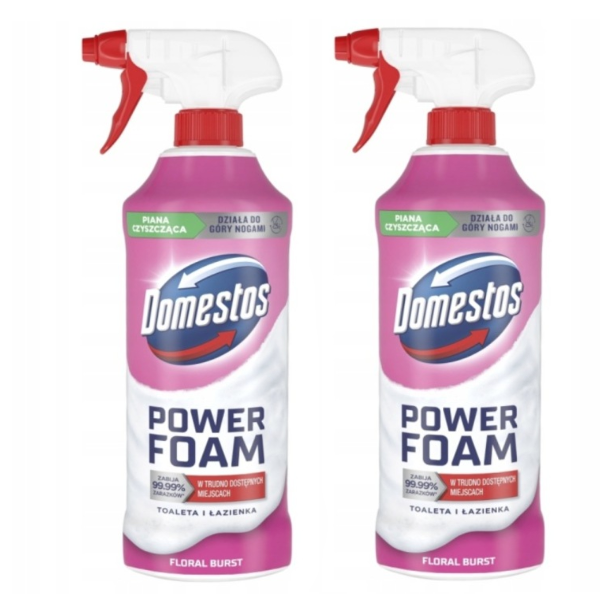 Domestos Power Foam Floral Burst 435 ml x2