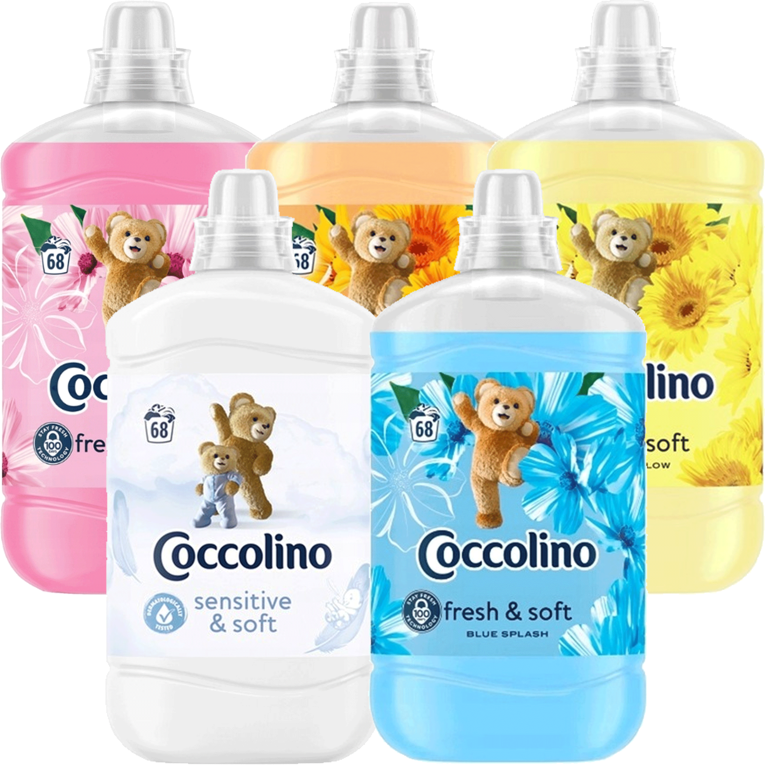 Coccolino Core Silk Lily 1,7l x5 MIX