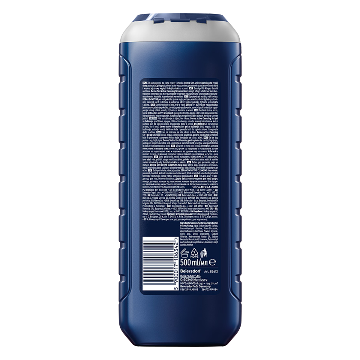 NIVEA PIELĘGNUJĄCY ŻEL POD PRYSZNIC HYDRO CARE 5w1 500 ML