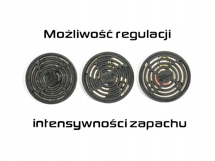 CALIFORNIA SCENTS Fresh Linen Puszka zapachowa do Auta samochodu 42g
