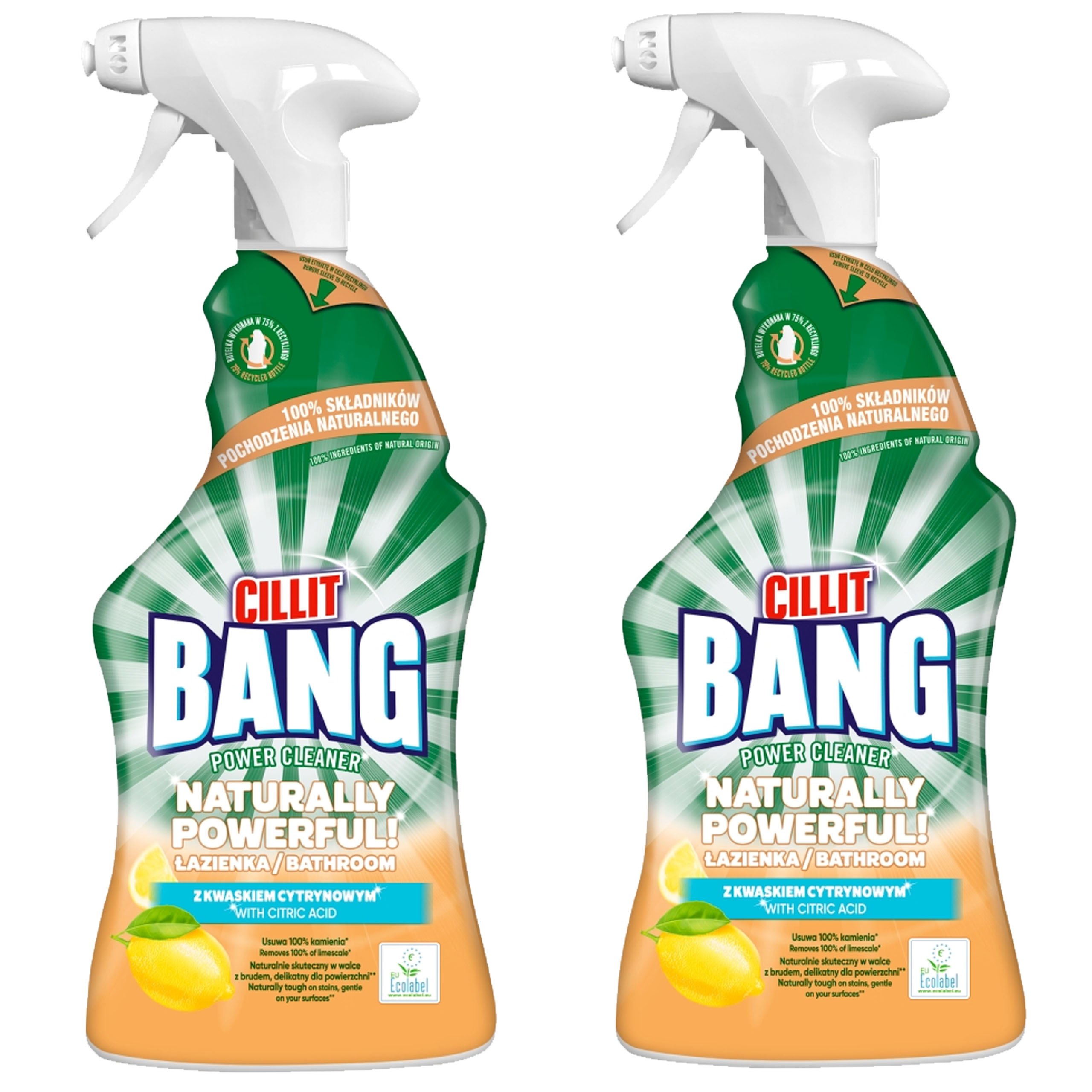 093377 Cillit Bang Natu Pow Spray WC 750 x2