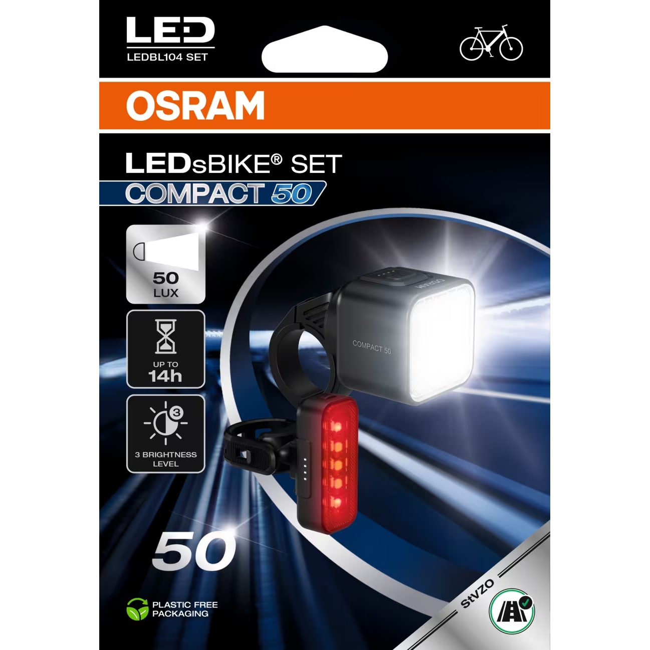 Osram LEDsBIKE® COMPACT 50 SET