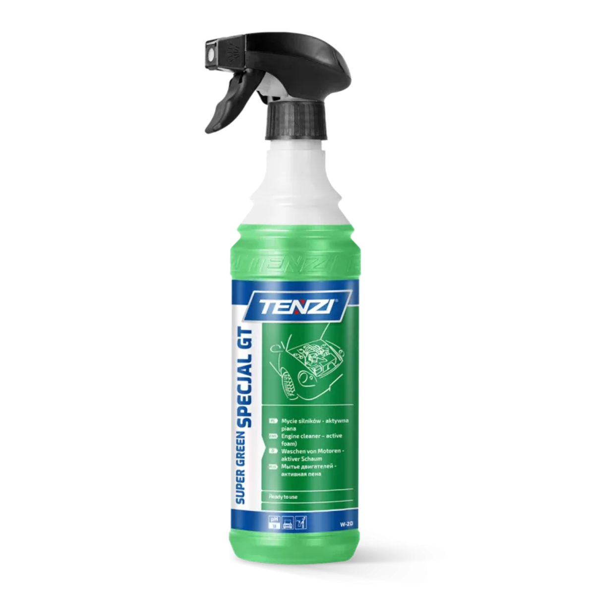 TENZI SPECJAL GT gotowy płyn do mycia silników z ropy smarów olei 600 ml