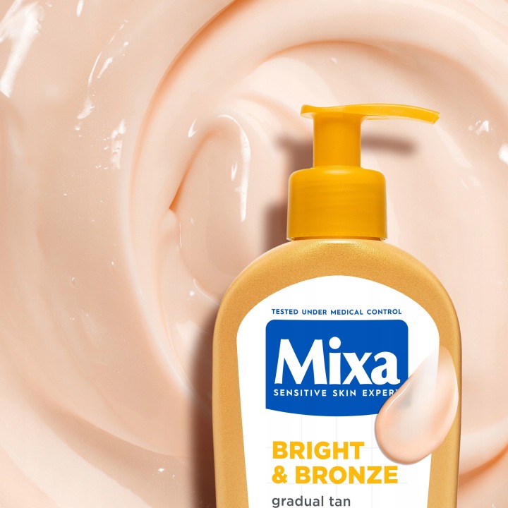 Mixa Bright&Bronze Balsam Samoopalający do Ciała dla Jasnych Karnacji 250ml