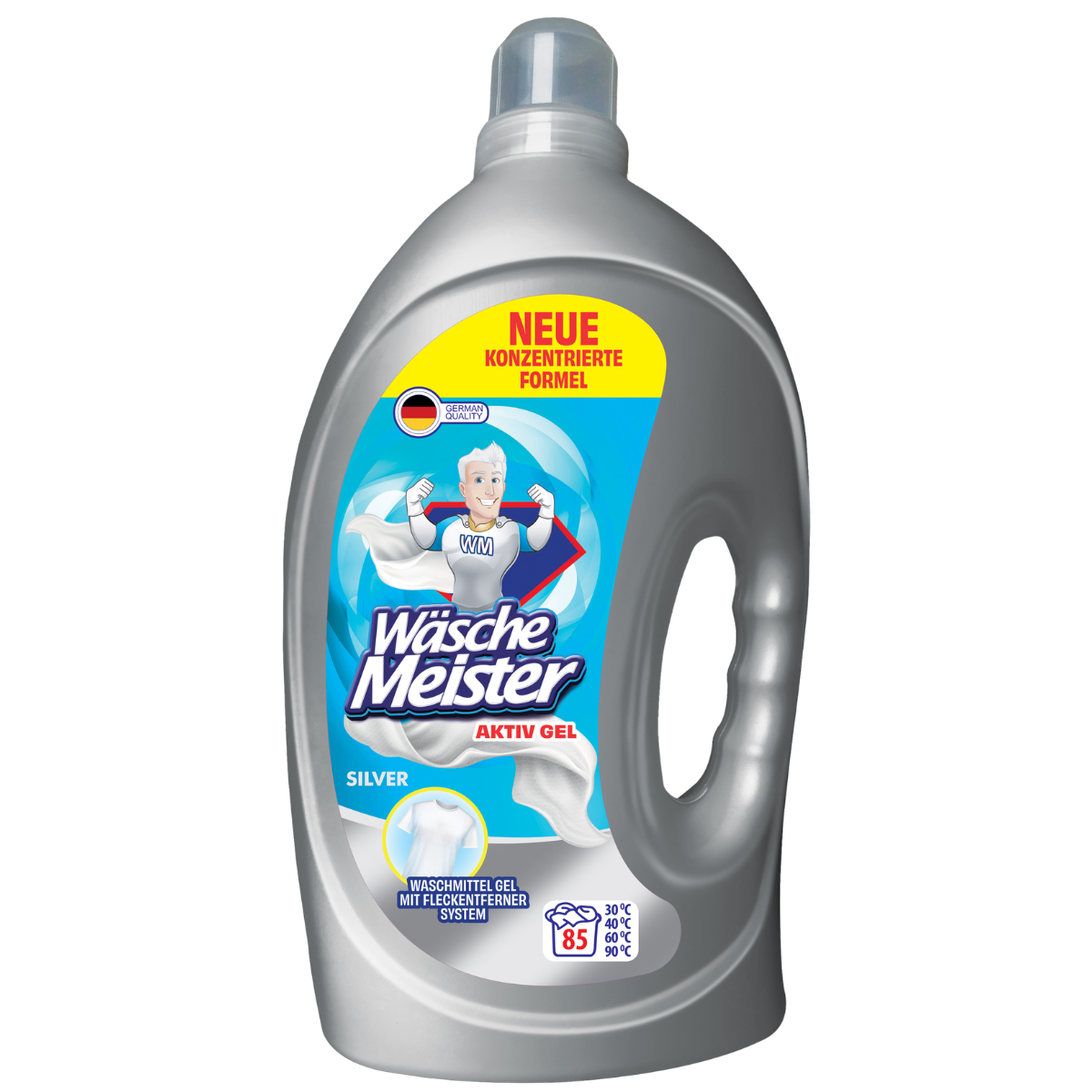 WascheMeister Silver Active żel 3L