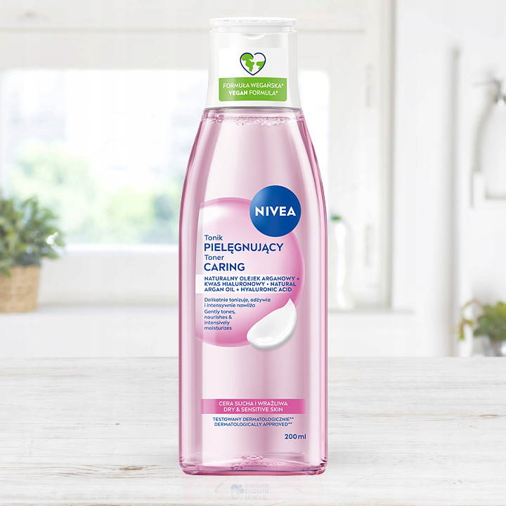 NIVEA Pielęgnujący Tonik dla cery suchej i wrażliwej cera sucha 200 ml