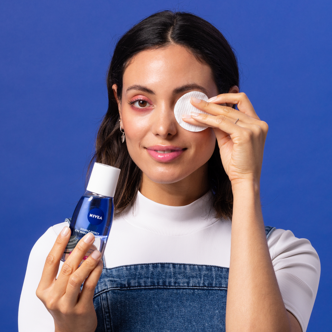 2 x NIVEA Dwufazowy Pielęgnujący Płyn do demakijażu oczu z bławatkiem 125ml