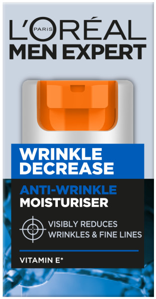 L’Oréal Men Expert Wrinkle De-Crease Nawilżający Krem Na Zmarszczki 2x50ml