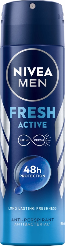 NIVEA ANTYPERSPIRANT W SPRAY’U FRESH ACTIVE 150 ML