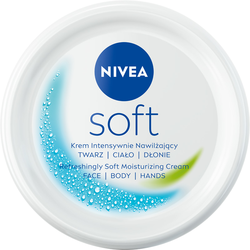 NIVEA Soft Krem do twarzy, ciała i rąk intensywnie nawilżający 100 ml