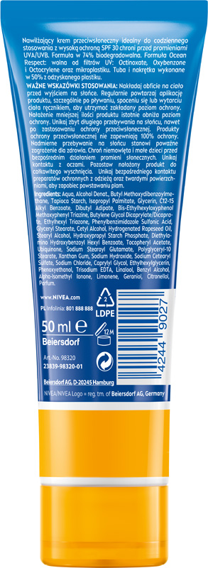 NIVEA SUN balsam do opalania w aerozolu + krem przeciwsłoneczny SPF 30