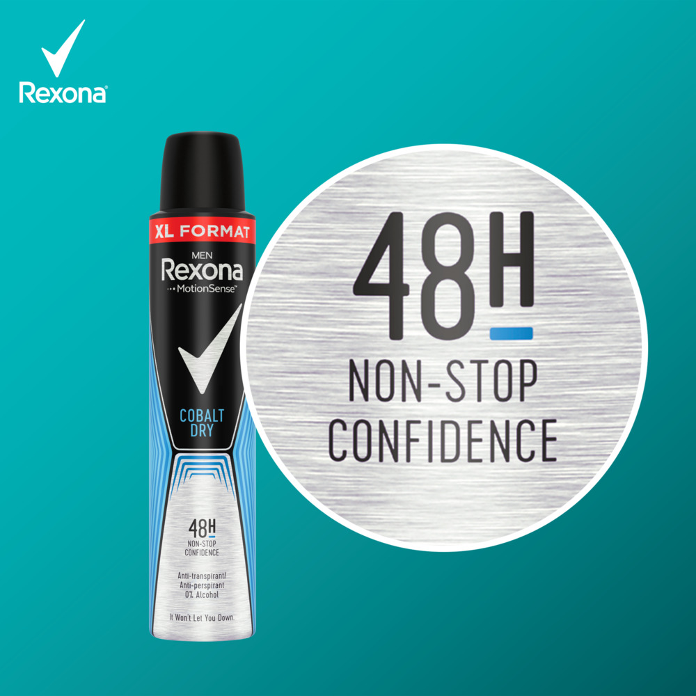 Rexona Men Motion Sense Cobalt Dry antyperspirant w aerozolu 200 ml