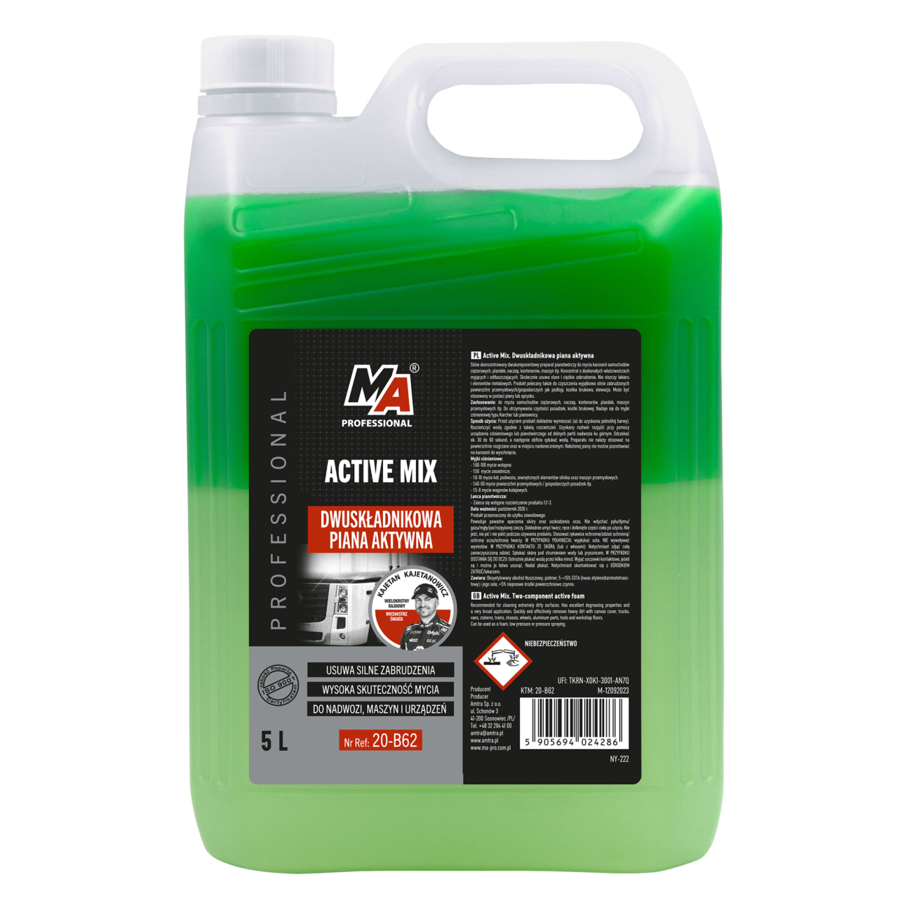 MA PROFESSIONAL – Active Mix Dwuskładnikowa Piana Aktywna 5l.