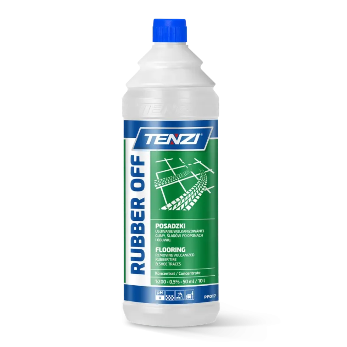 Tenzi Rubber OFF Płyn Koncetrat do Usuwania Śladów po Oponach i Gumie 1 l