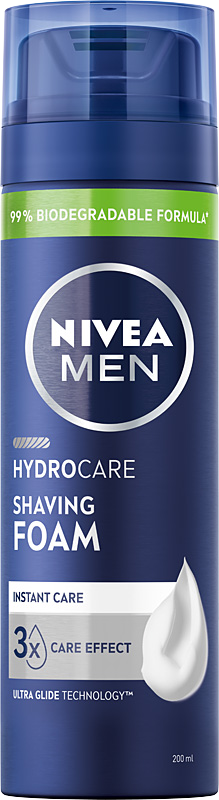 NIVEA MEN HYDROCARE Pianka do golenia dla mężczyzn z Aloesem 200 ml