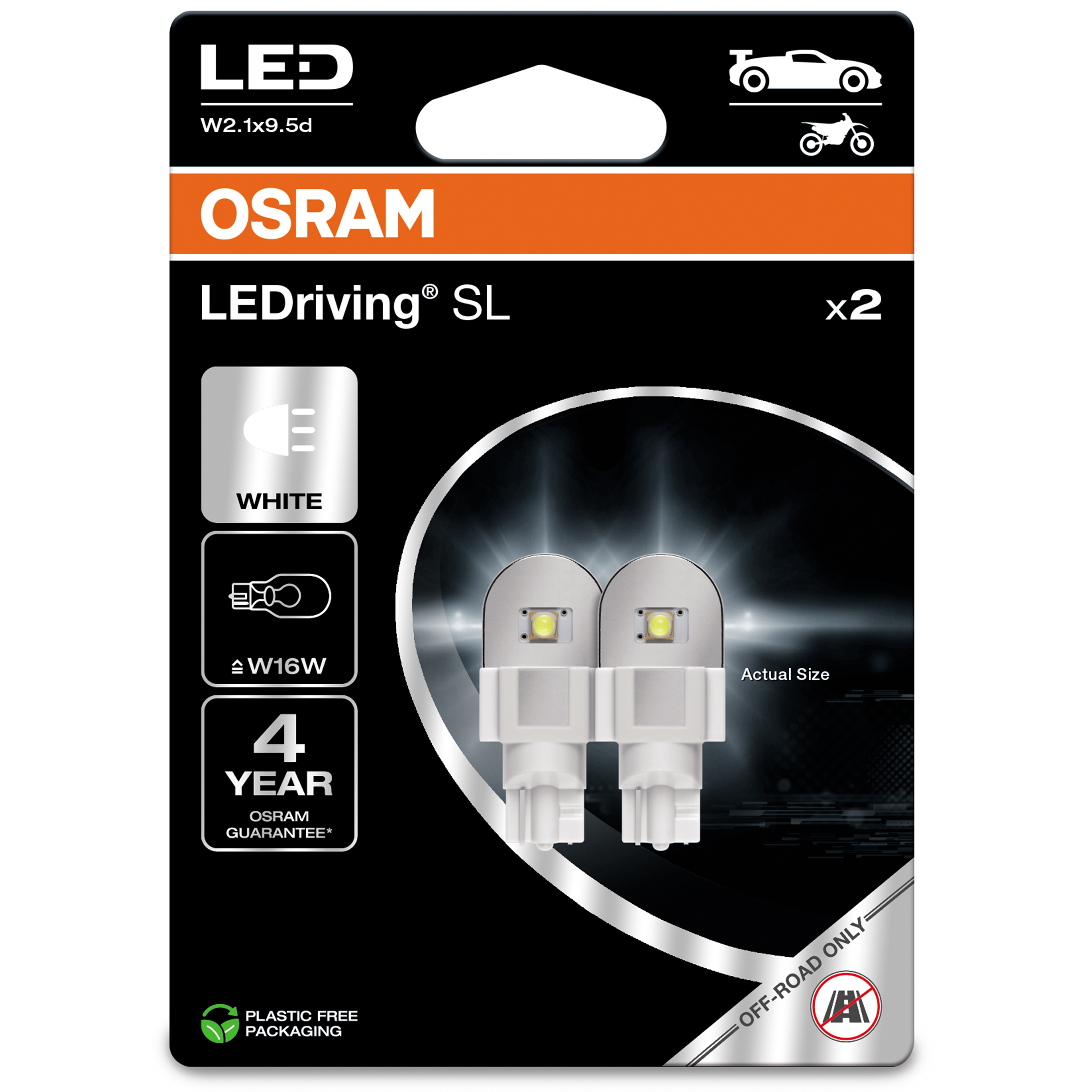Osram Led Premium New W16W 6000K EPACK