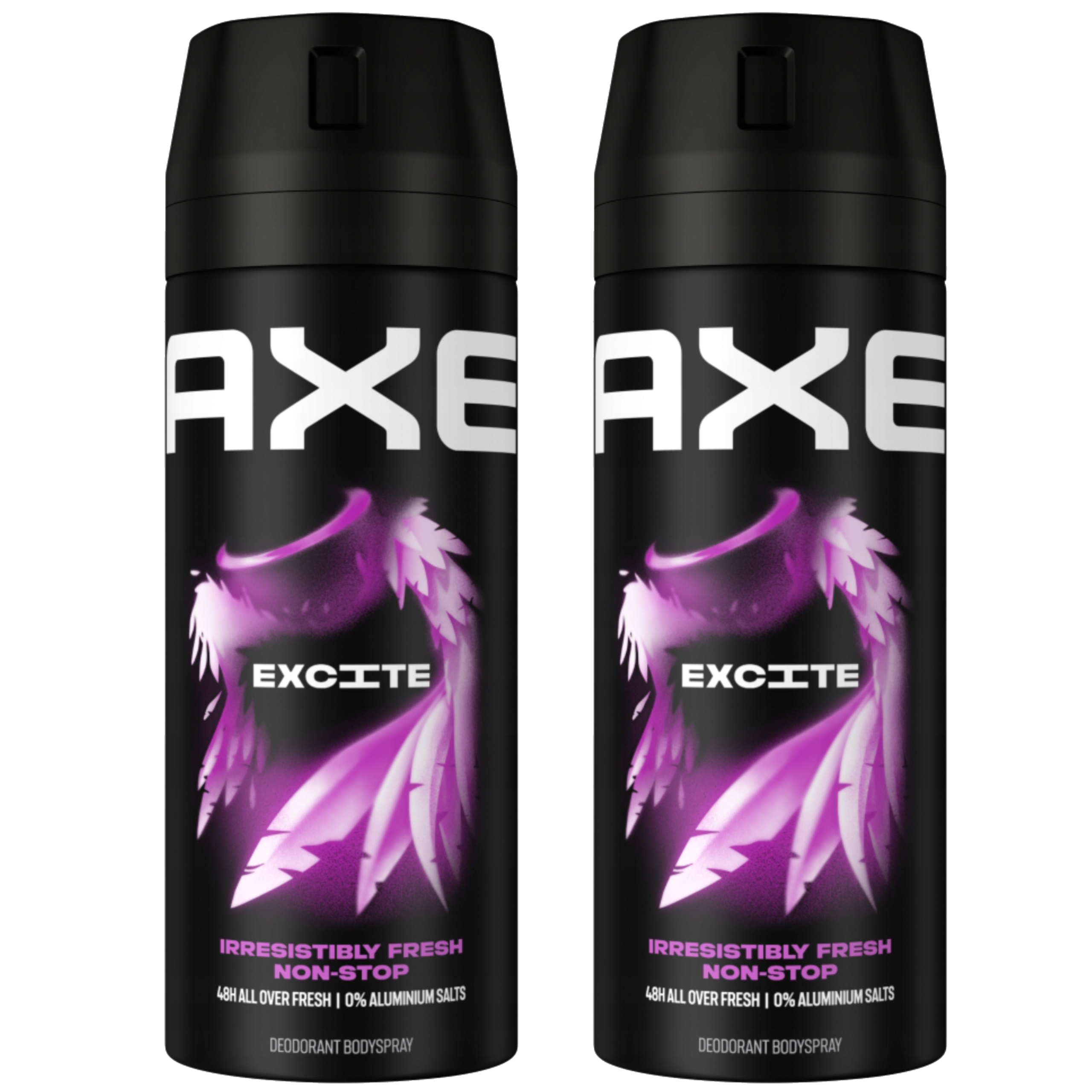 AXE EXCITE FRESH 48h Deodorant Body Spray 2x150ml