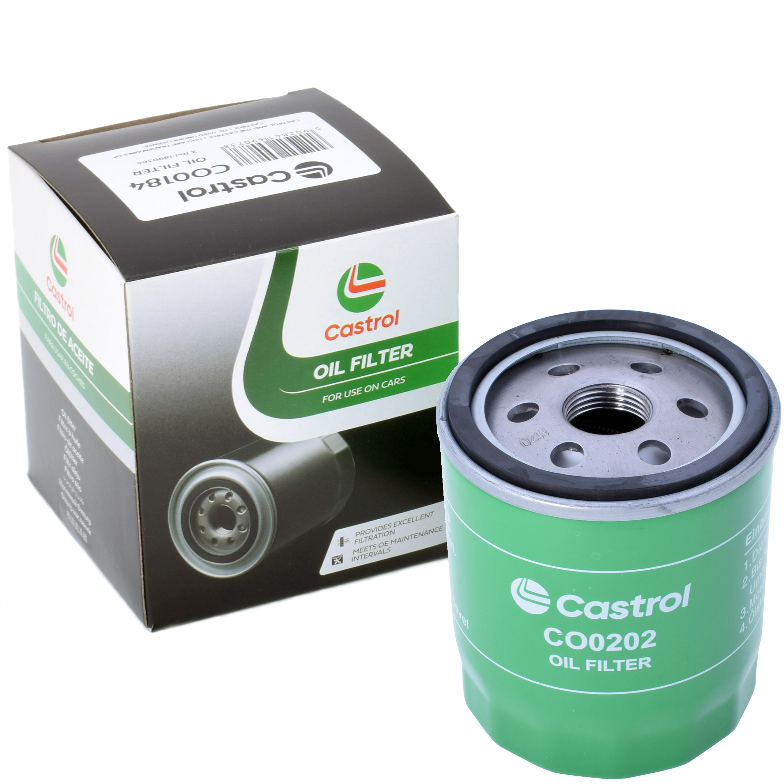 Castrol Filters Filtr Oleju CO0202 + Zawieszka Zapachowa gratis