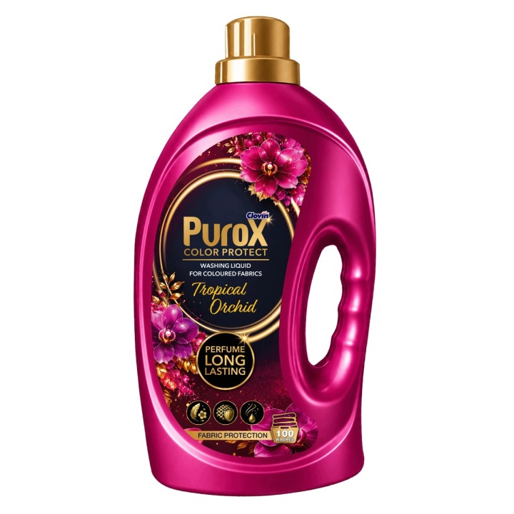 Purox Złota Linia płyn do prania Tropical Orchid 3 l