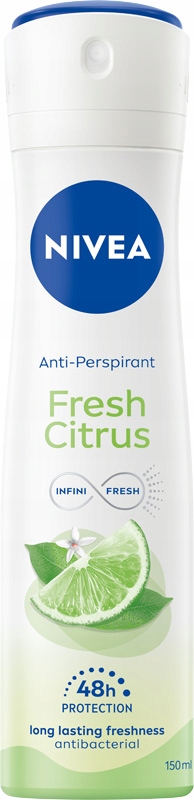 NIVEA FRESH CITRUS ANTYPERSPIRANT W SPRAYU 150 ML