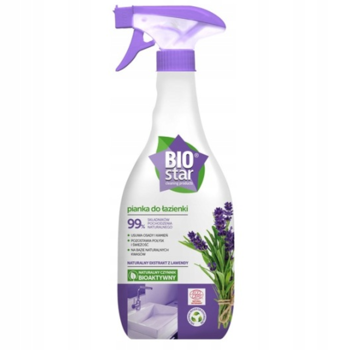 BIOstar środki czyszczące  Pianka do czyszczenia łazienki – spray 700 ml