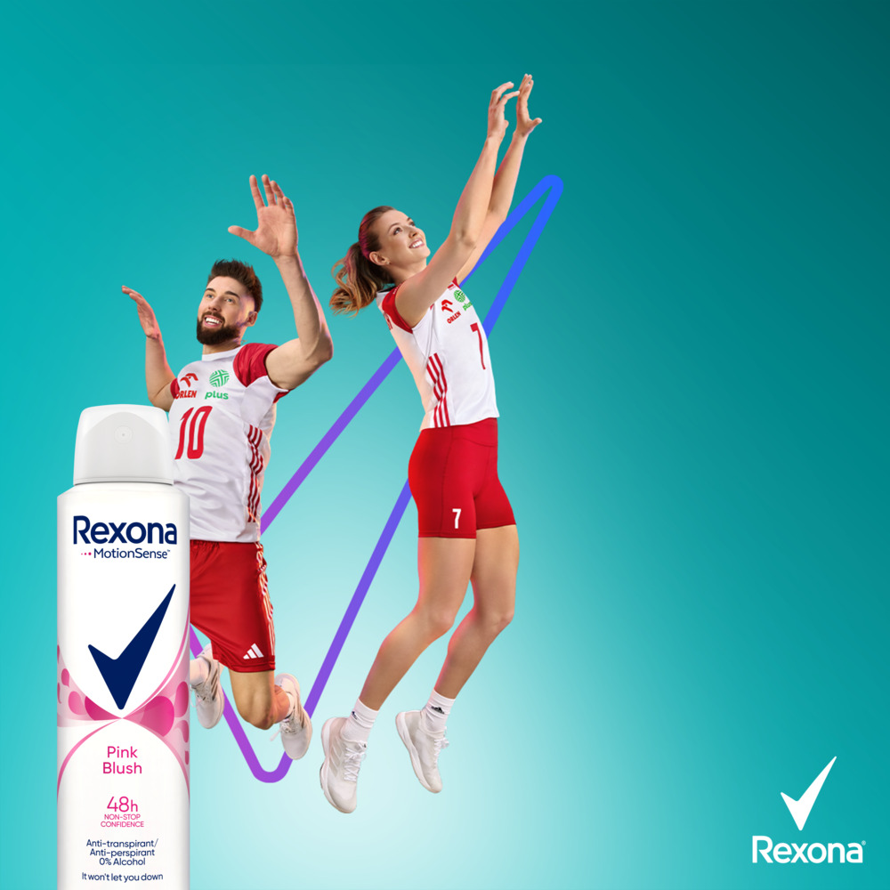 Rexona MotionSense Pink Blush antyperspirant w aerozolu dla kobiet 150 ml