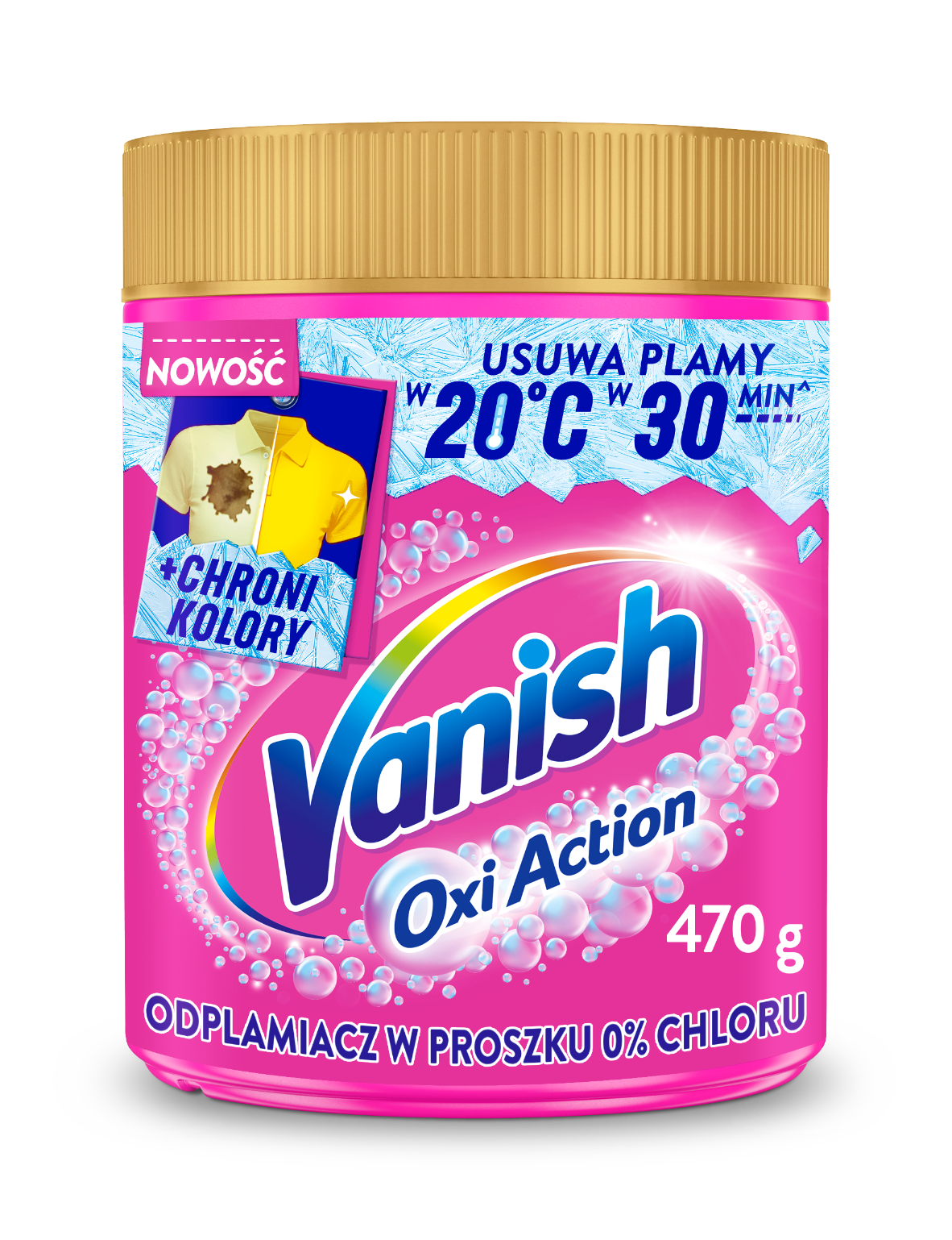 Vanish Oxi Action White 470g MIX V12[zestaw]