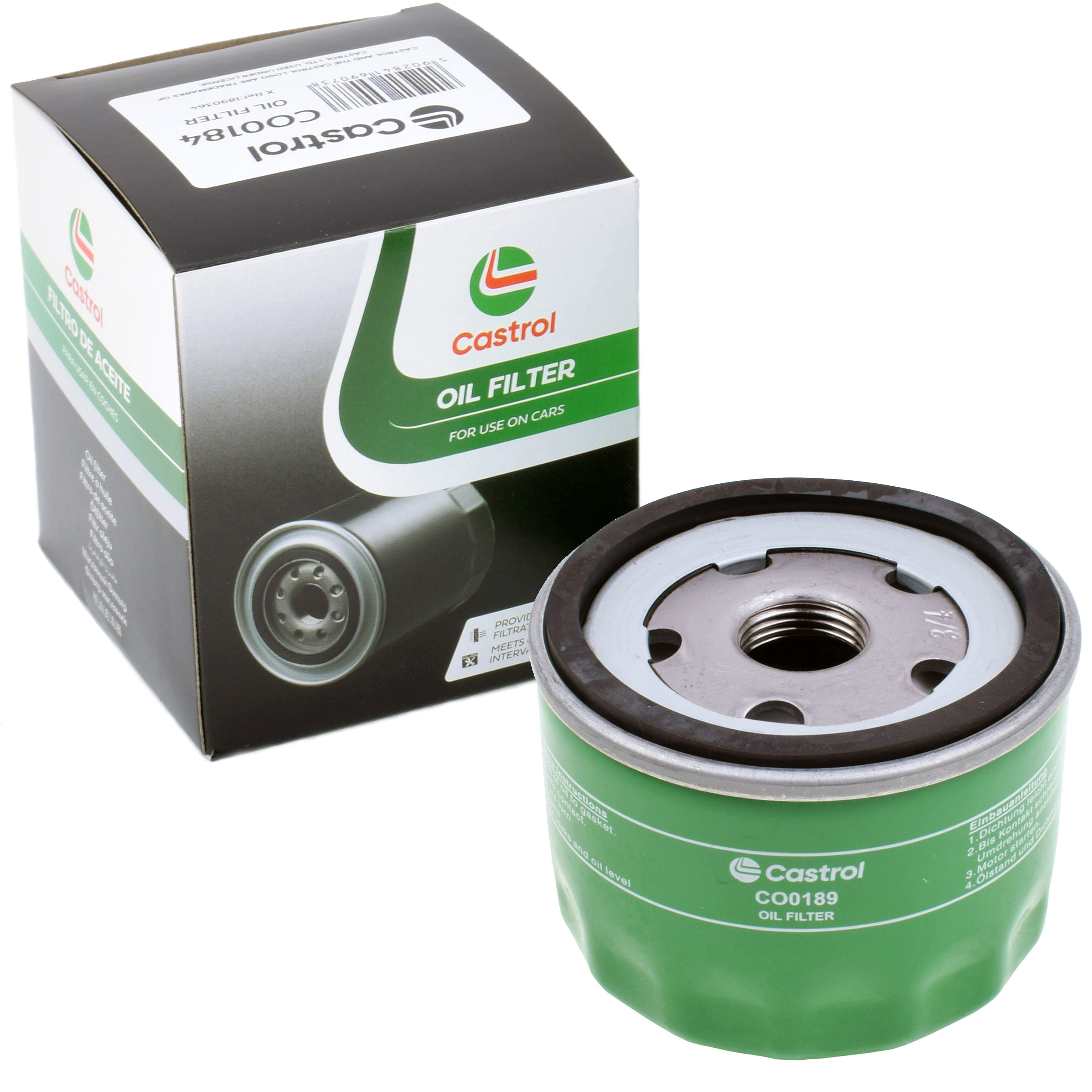 Castrol Filters Filtr Oleju CO0189 + Zawieszka Zapachowa gratis
