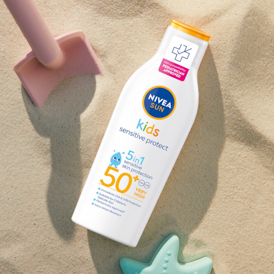 NIVEA SUN Sensitive Protect Balsam do opalania dla dzieci SPF50+ 200 ml
