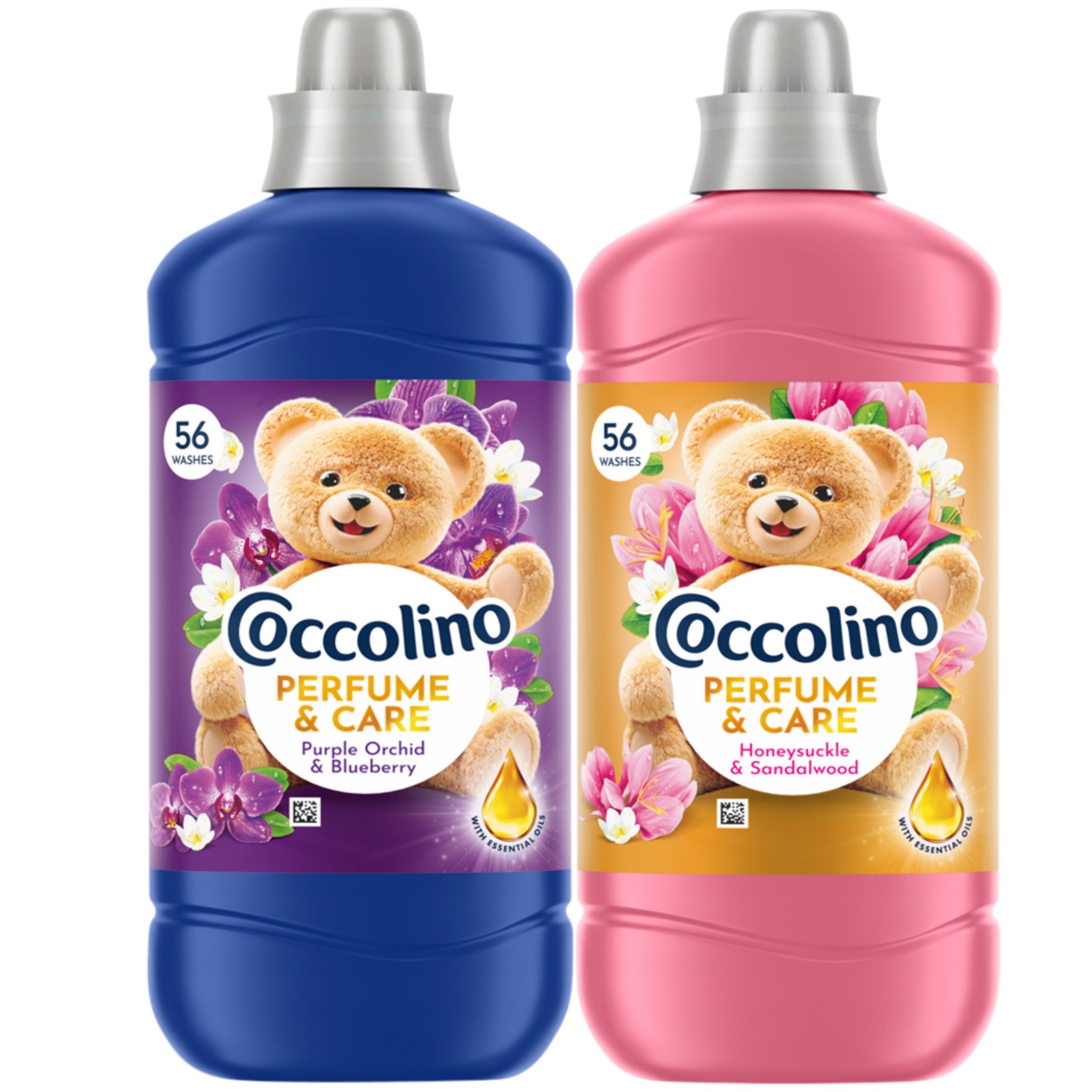 Coccolino Perfume & Care Purple Orchid & Blueberry 1288ml + 929939 Coccolino Perfume & Care Honeysuckle & Sandalwood 1288ml