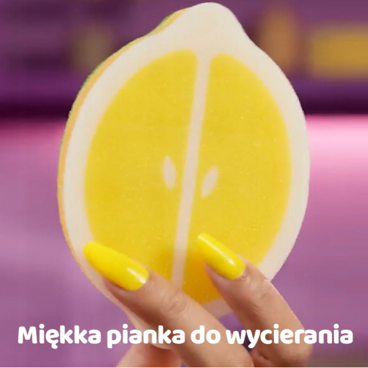 Vileda Punch Elastyczny zmywak Cytryna 1 szt.