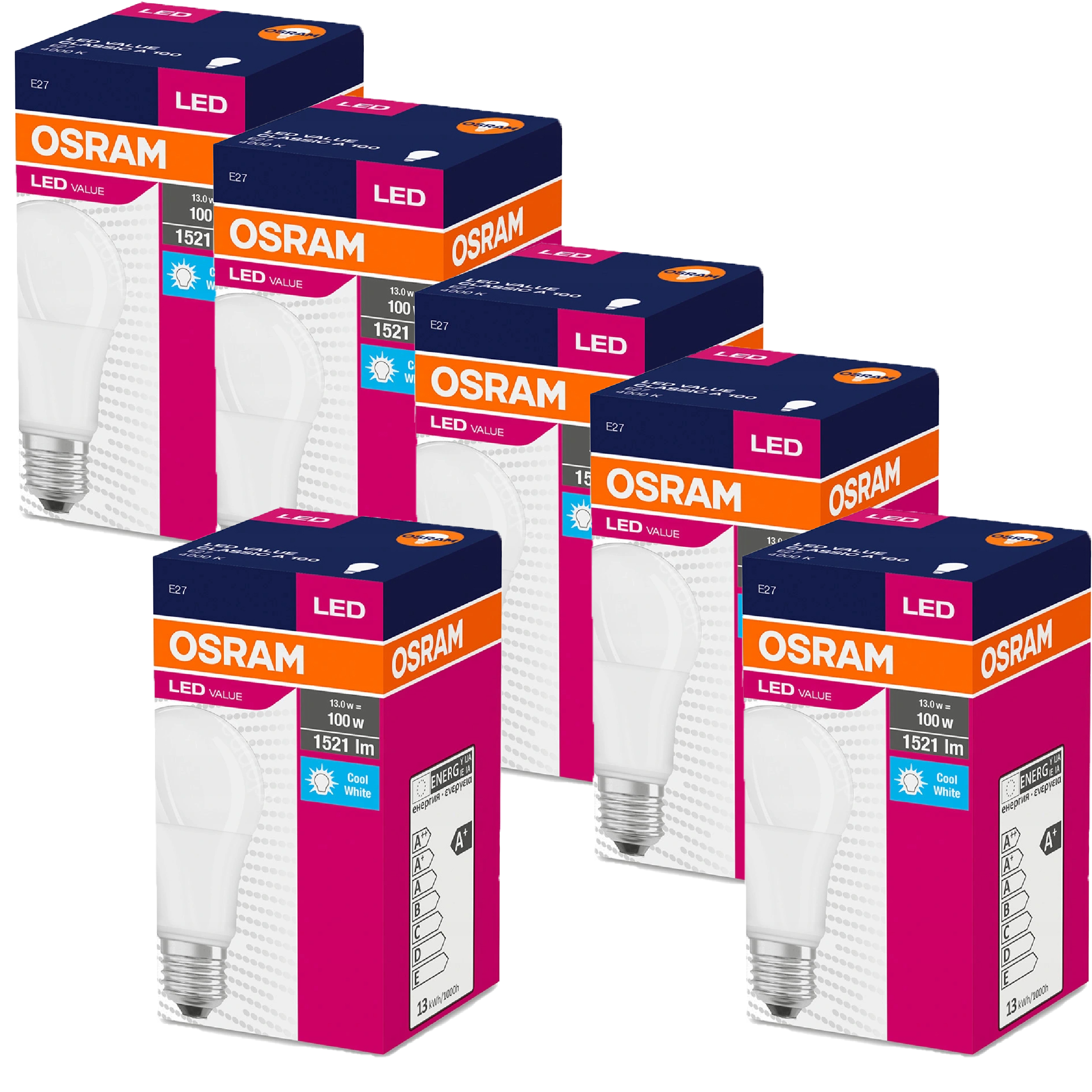 Osram Żarówka LED E27 4000k 1szt. LV12