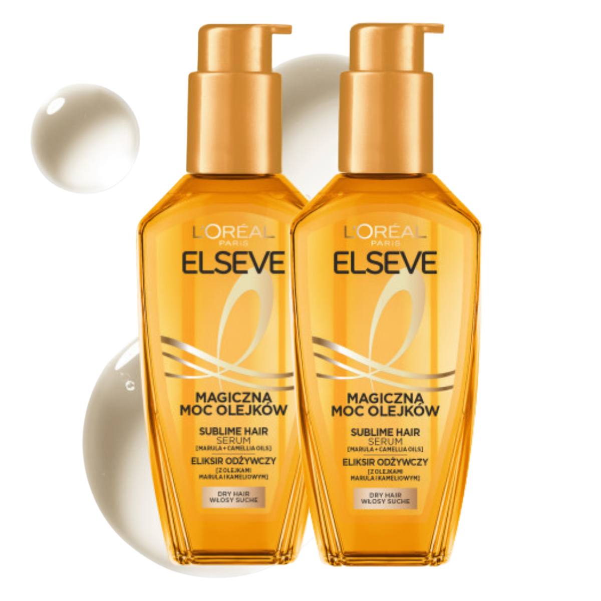 L’Oréal Elseve Eliksir Odżywczy Z Olejkami Kwiatowymi Włosy Suche 2x100ml