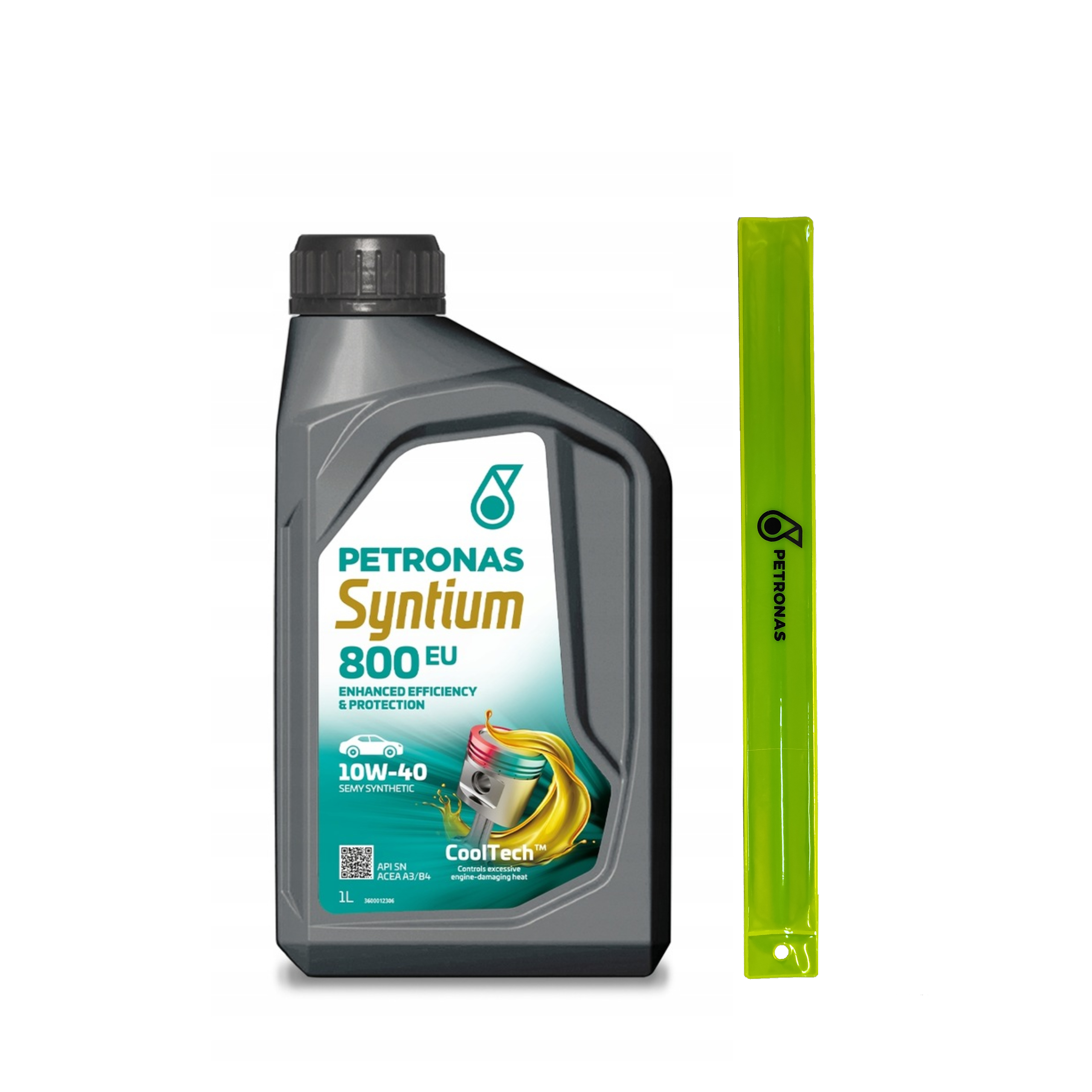 Olej Silnikowy PETRONAS Syntium 800 EU ACEA A3/B4 10W-40 1l + Opaska GRATIS