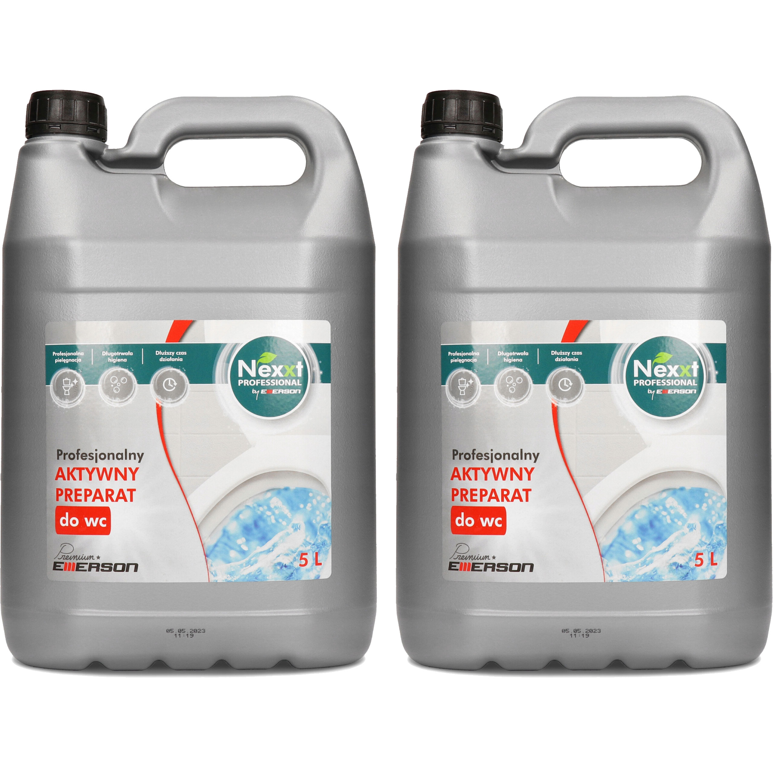 2 x Płyn do WC Preparat NEXXT 5L Profesjonalny Zapas