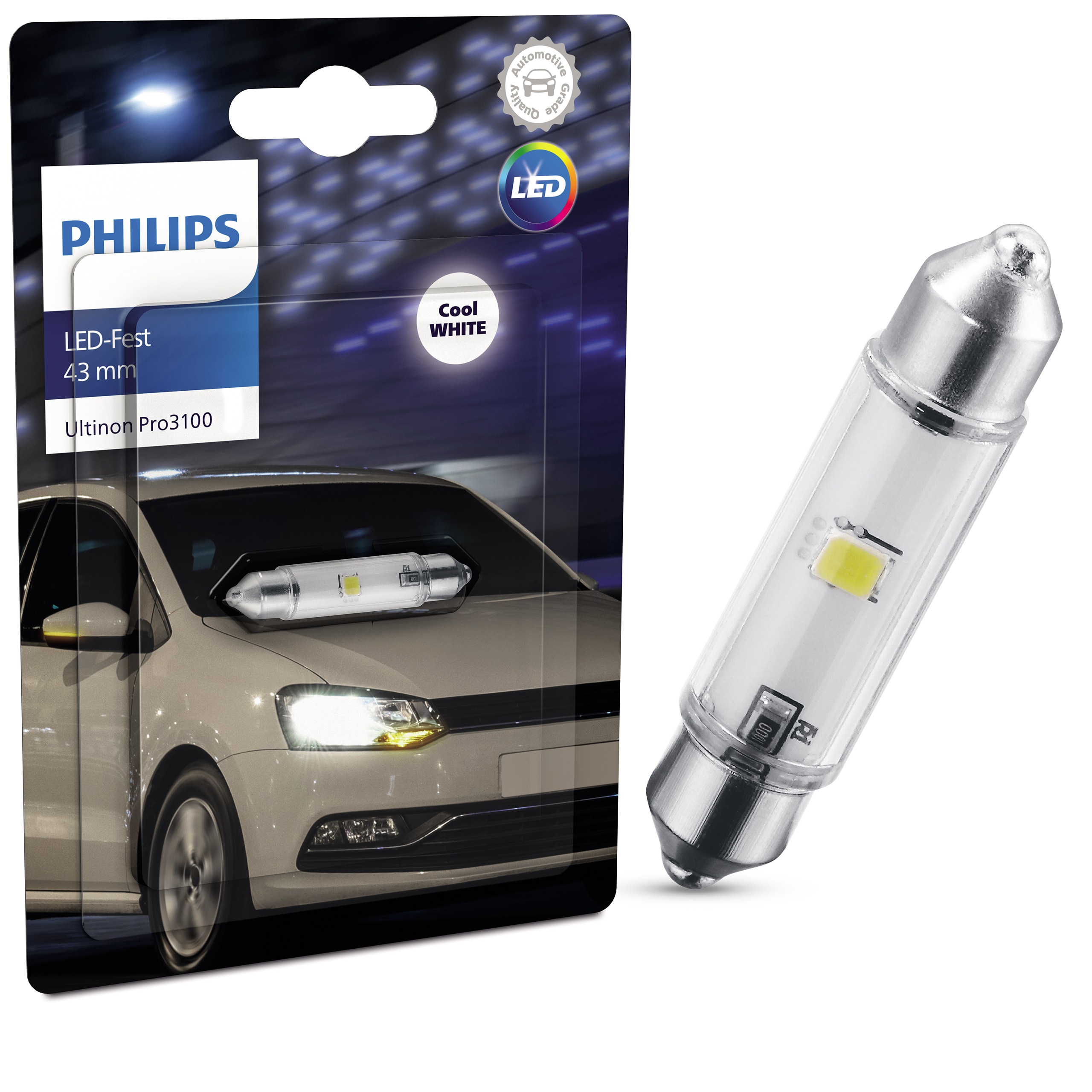 Philips Ultinon Pro3100 żarówka LED Festoon 43 mm CU31 12 V