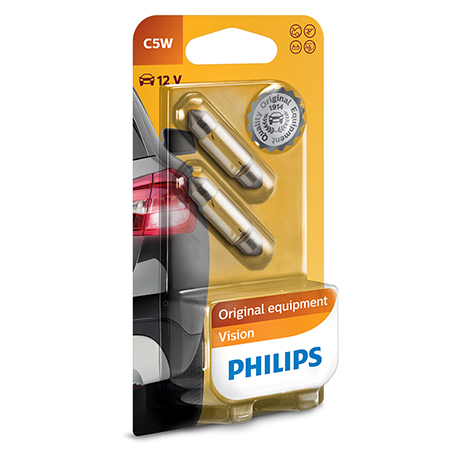 Philips Vision żarówka samochodowa C5W 12 V 2 szt.