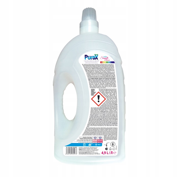 Żel do prania PUROX Color 4,9 l HDPE 163 prania