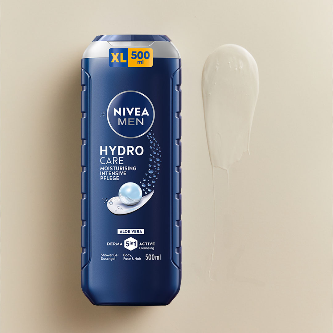 NIVEA PIELĘGNUJĄCY ŻEL POD PRYSZNIC HYDRO CARE 5w1 500 ML