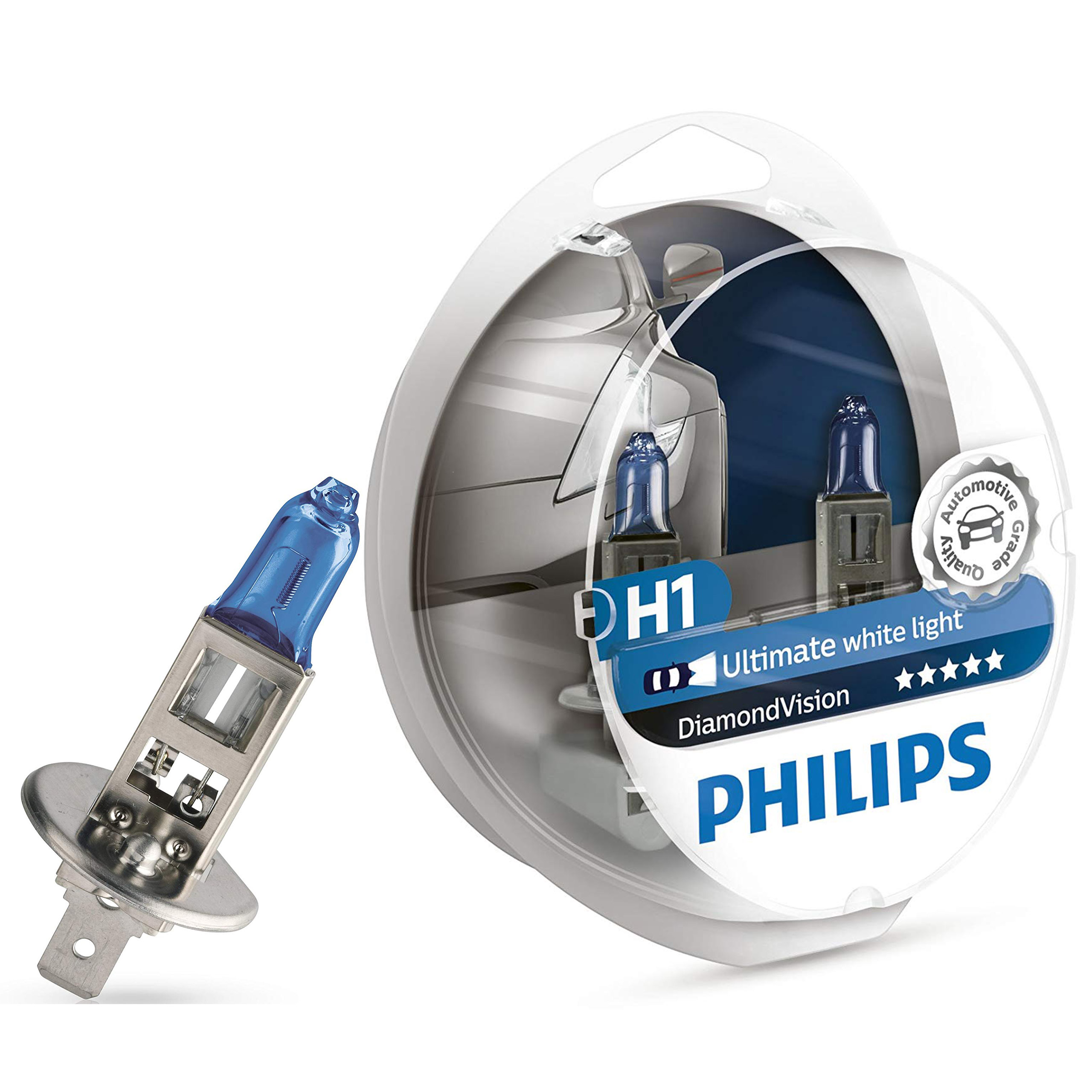 Philips Diamond Vision żarówka halogenowa H1 12 V 55 W 5000 K