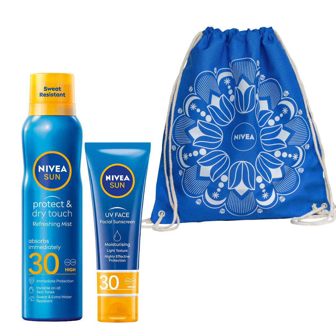 NIVEA SUN balsam do opalania w aerozolu + krem przeciwsłoneczny SPF 30